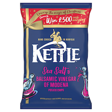 Kettle Sea Salt & Balsamic Vinegar Potato Chips 130G