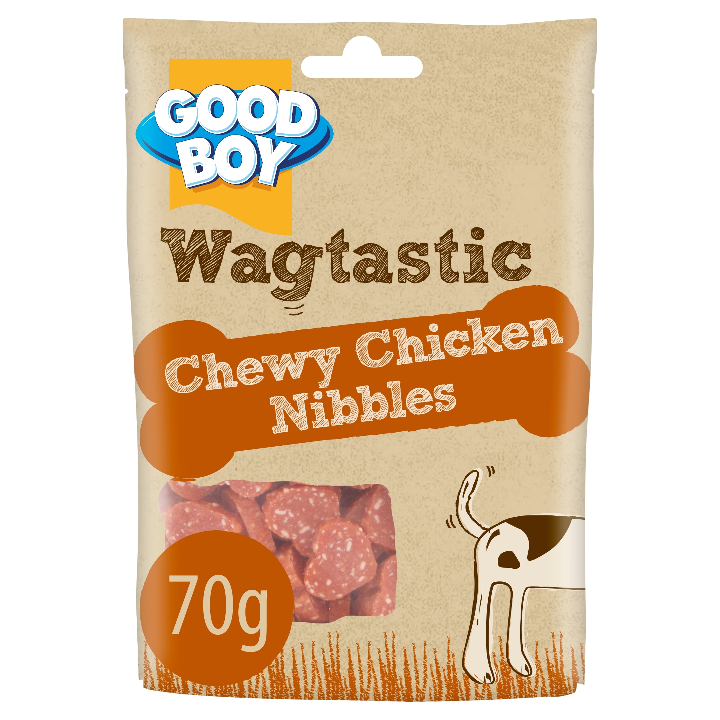Good Boy Wagtastic Dog Treats Chicken Nibbles 70g