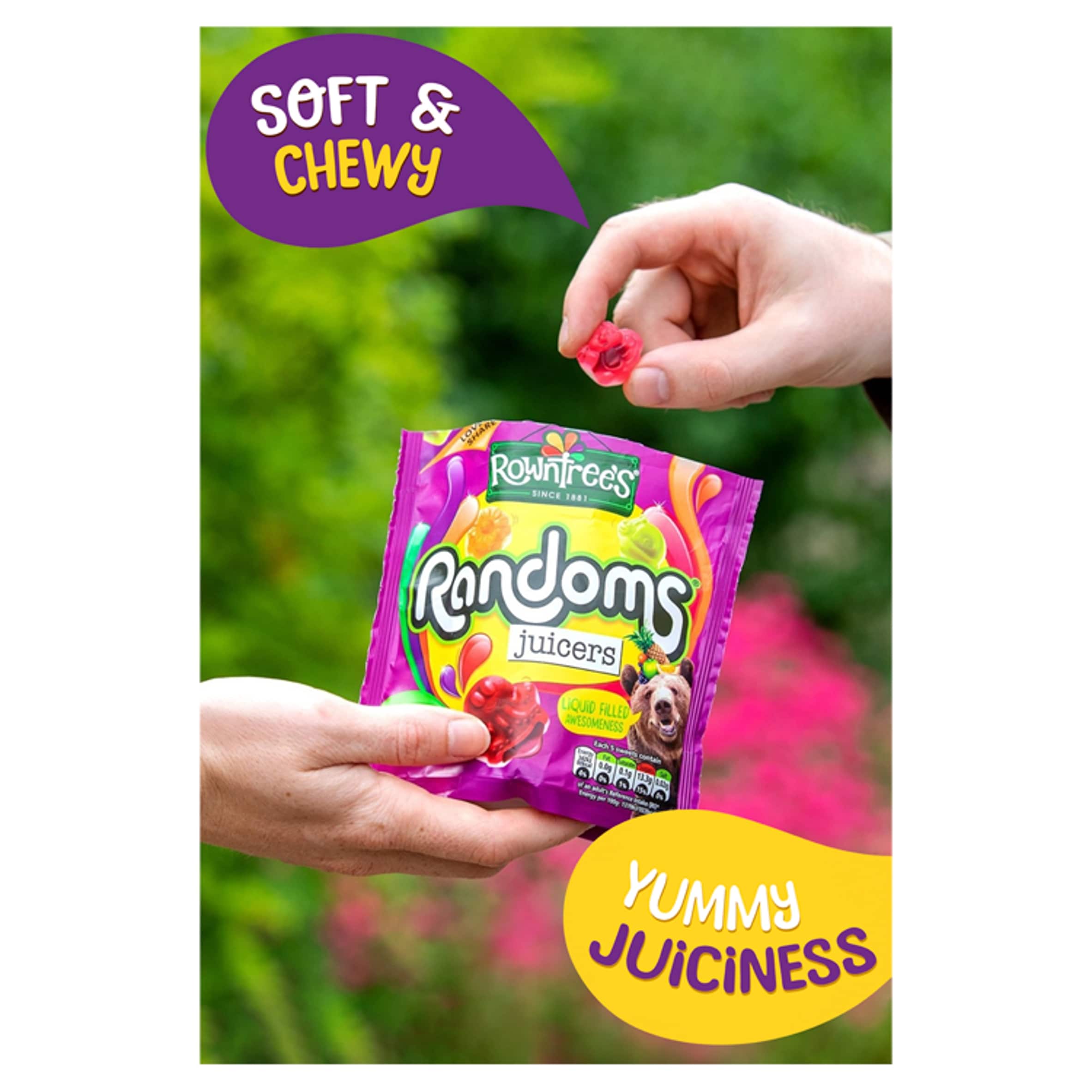 Rowntree's Randoms Juicers Sweets Sharing Bag 140g thumbnail 5