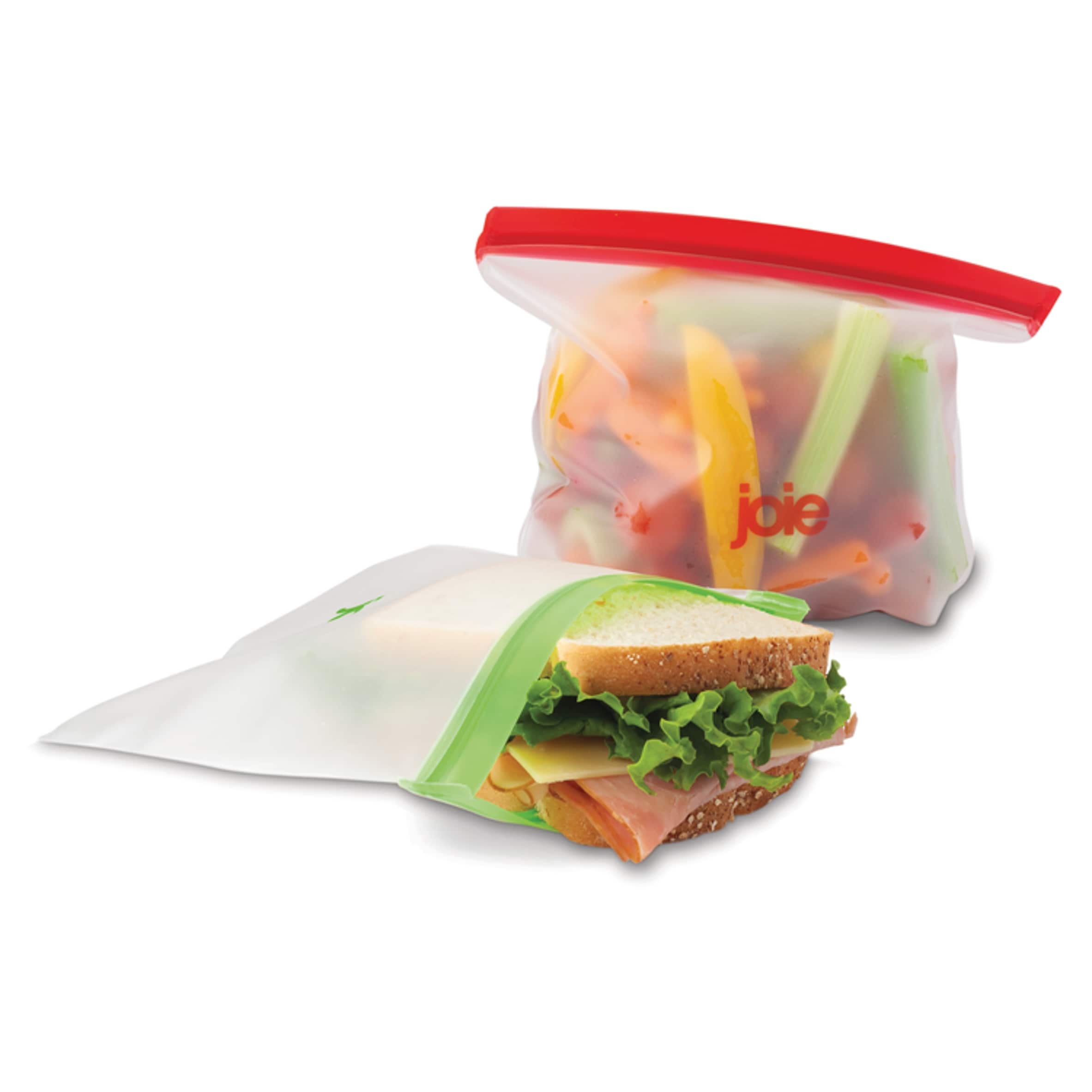 Joie Large PEVA Food Storage Bags 6 Pack thumbnail 2