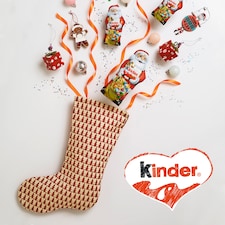 Kinder Milk Chocolate Santa 110g thumbnail 3