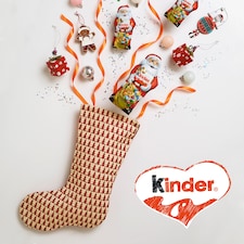 Kinder Milk Chocolate Santa 110g thumbnail 4