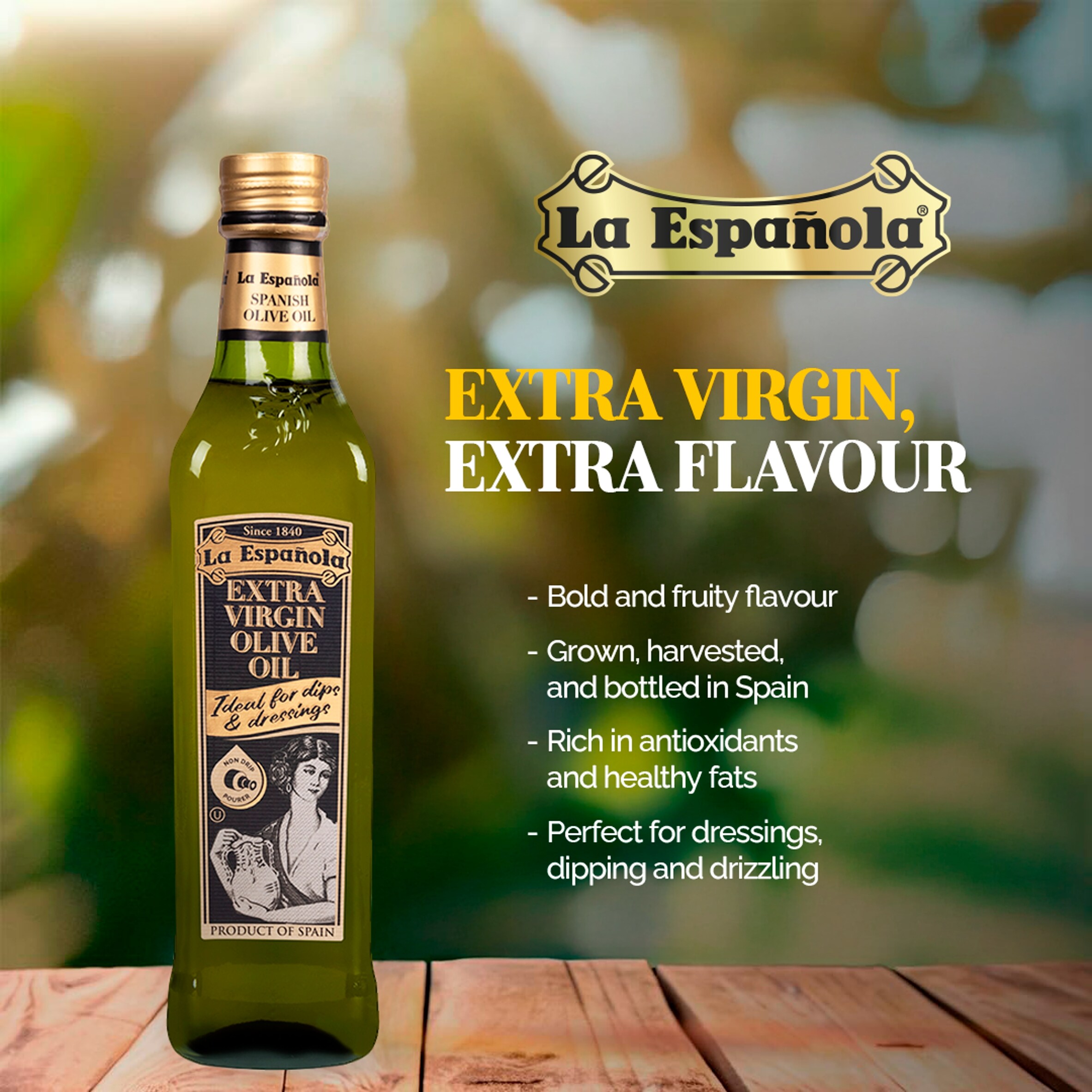 La Espanola Extra Virgin Olive Oil 1L thumbnail 2
