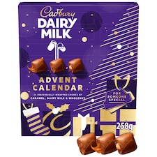 Cadbury Dairy Milk Chocolate Chunks Xmas Advent Calendar 258g