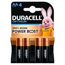 Duracell Optimum AA 4 Pack
