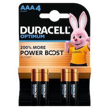 Duracell Optimum AAA 4 Pack