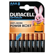Duracell Optimum AAA 8 Pack