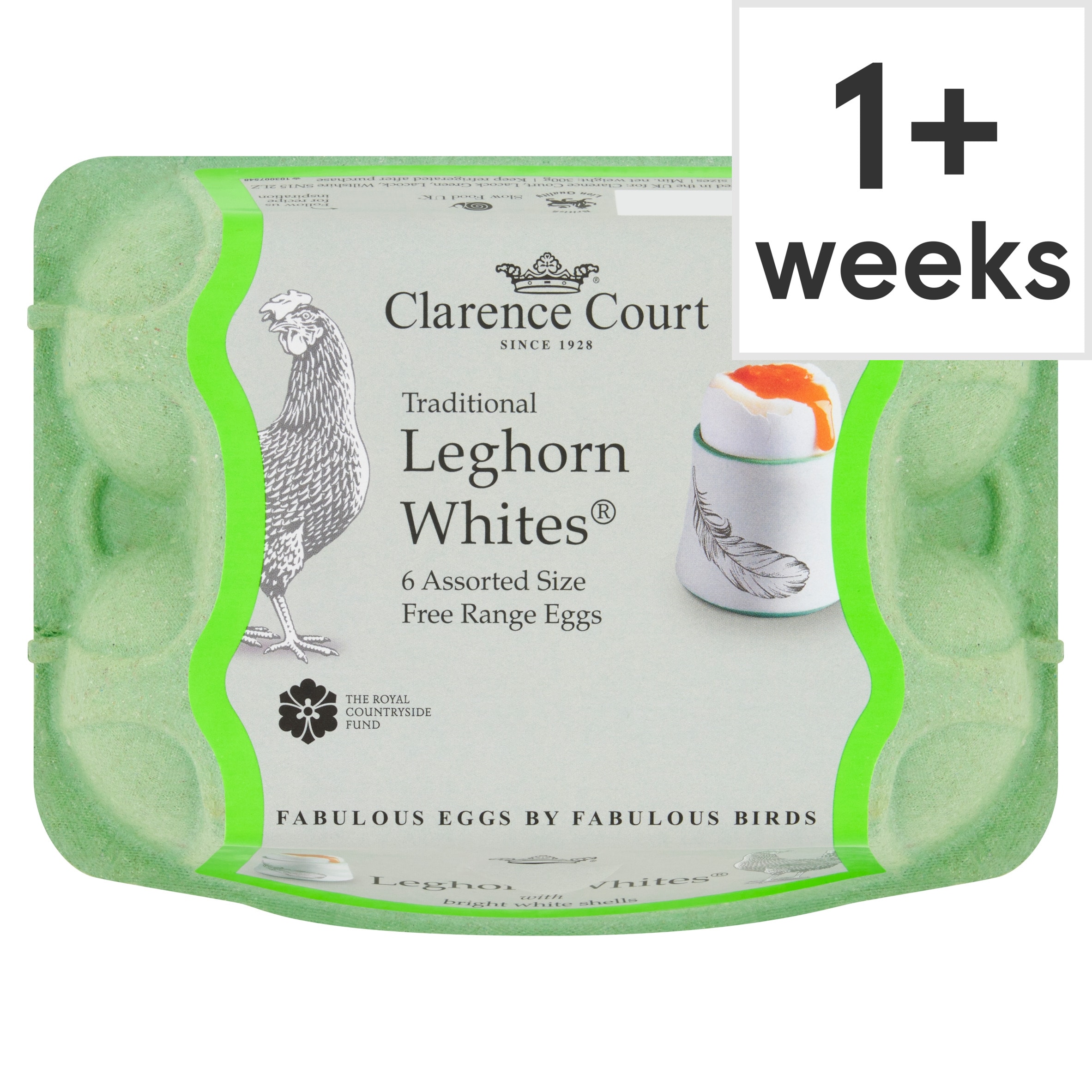 Clarence Court Leghorn Free Range White Assorted Eggs