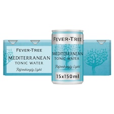 Fever Tree Light Mediterranean Tonic Water 15X150ml