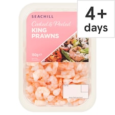 Seachill Cooked& Peeled King Prawns 150G