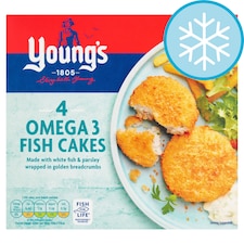 Young's Omega 3 Fish Cakes 4 Pack 200g