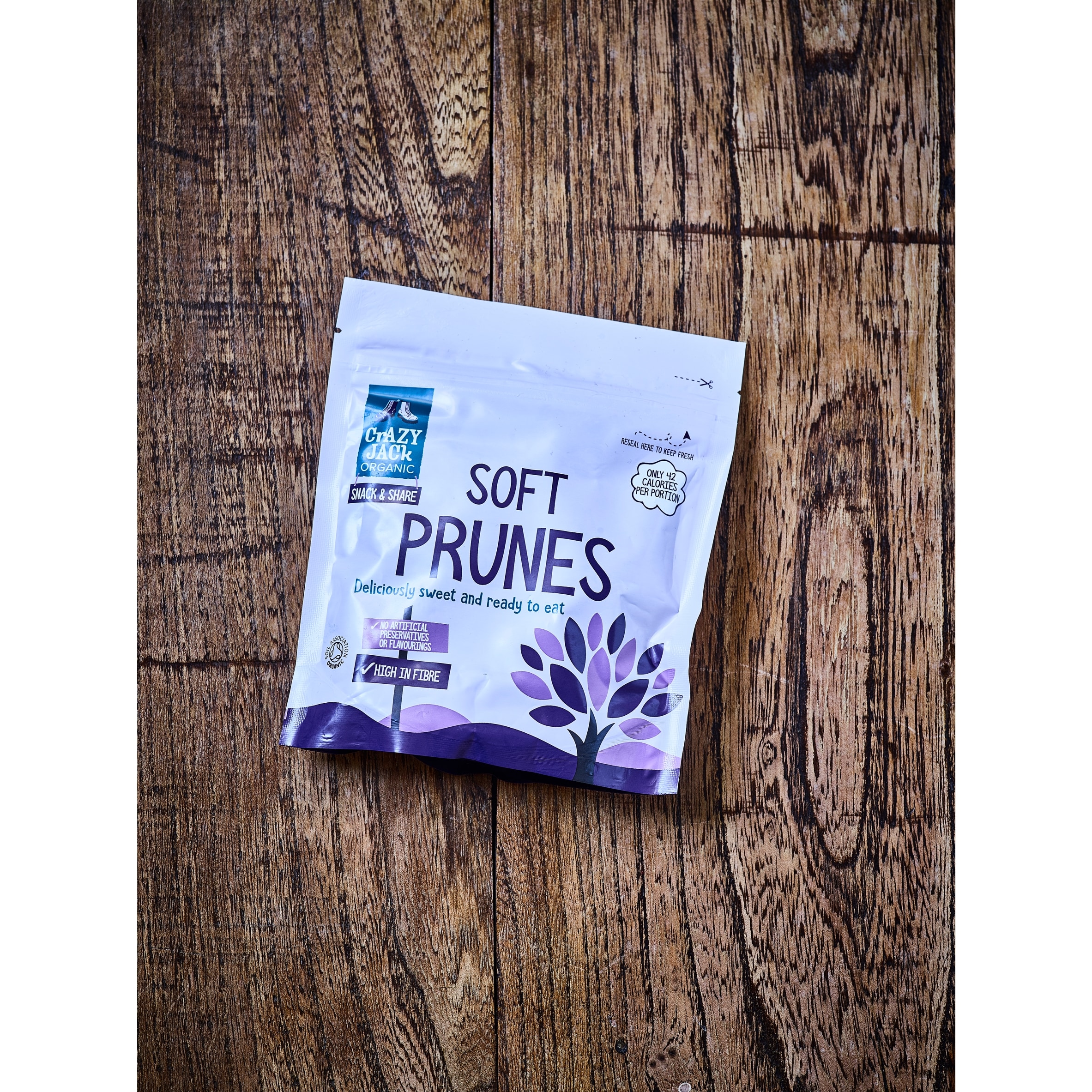 Crazy Jack Organic Organic Soft Ready To Eat Prunes 200G thumbnail 4