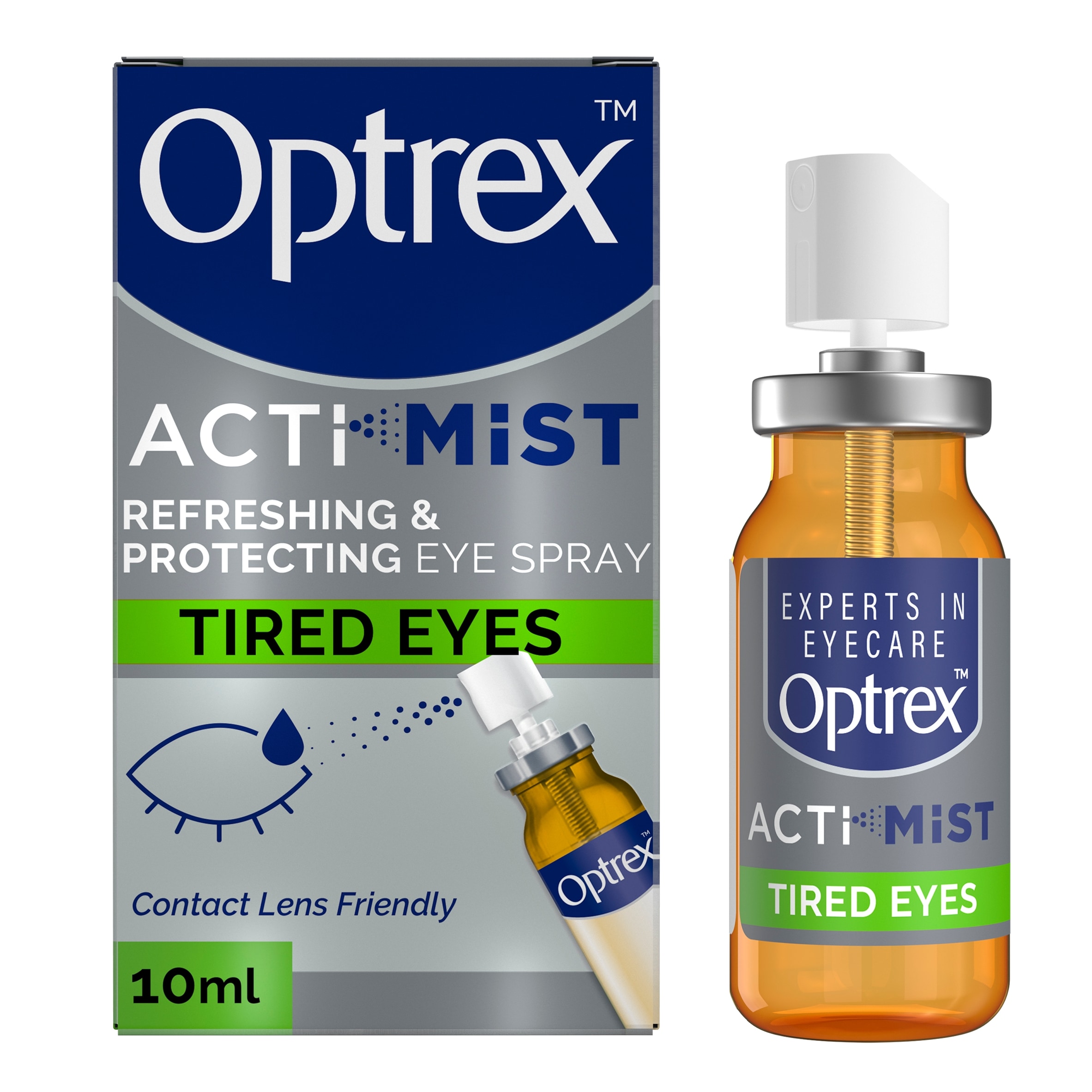 Optrex ActiMist Double Action Spray Tired Strained Eyes 10ml thumbnail 3