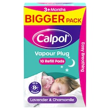 Calpol Vapour Plug Refill Pads Lavender & Chamomile - 3+ Months 10s