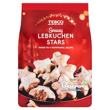 Tesco Lebkuchen Iced Stars 250G