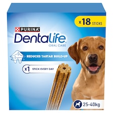 DENTALIFE Large Dental Chicken Dog Chews 18 Sticks