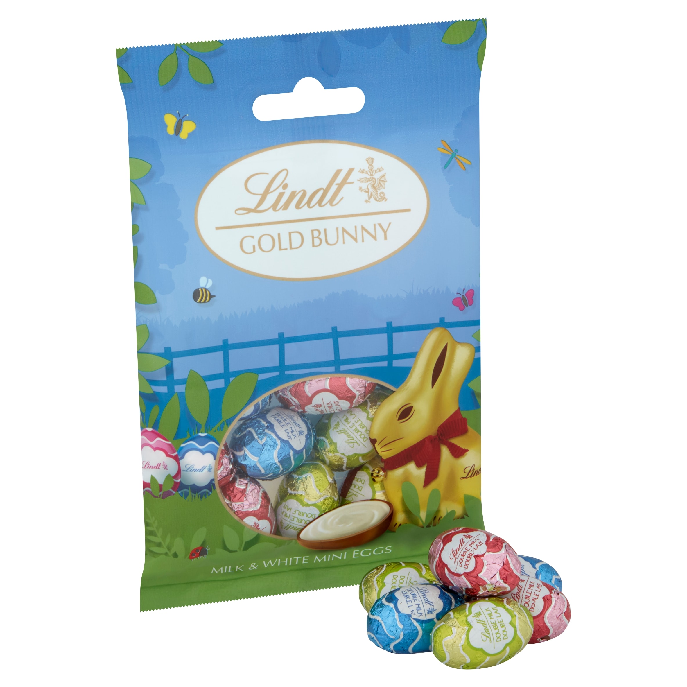 Lindt Mini Eggs Milk Chocolate With Creamy Filling 80G thumbnail 2