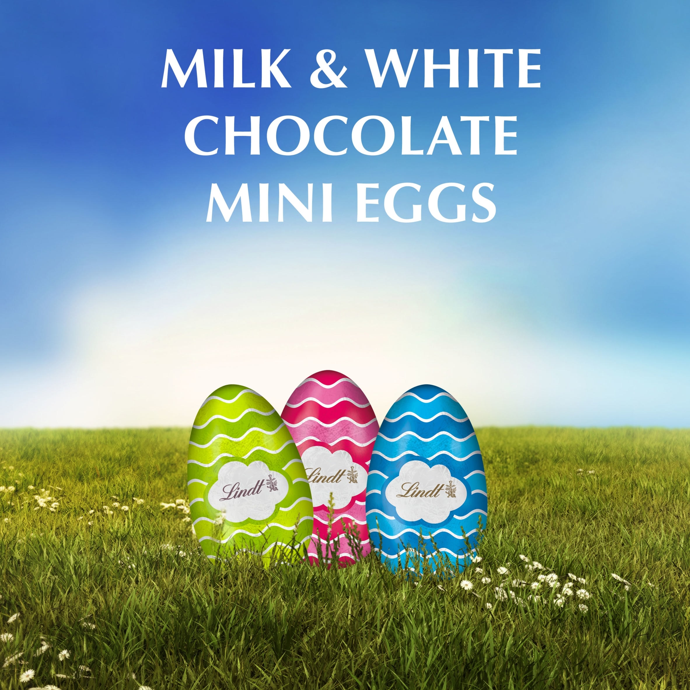 Lindt Mini Eggs Milk Chocolate With Creamy Filling 80G thumbnail 3