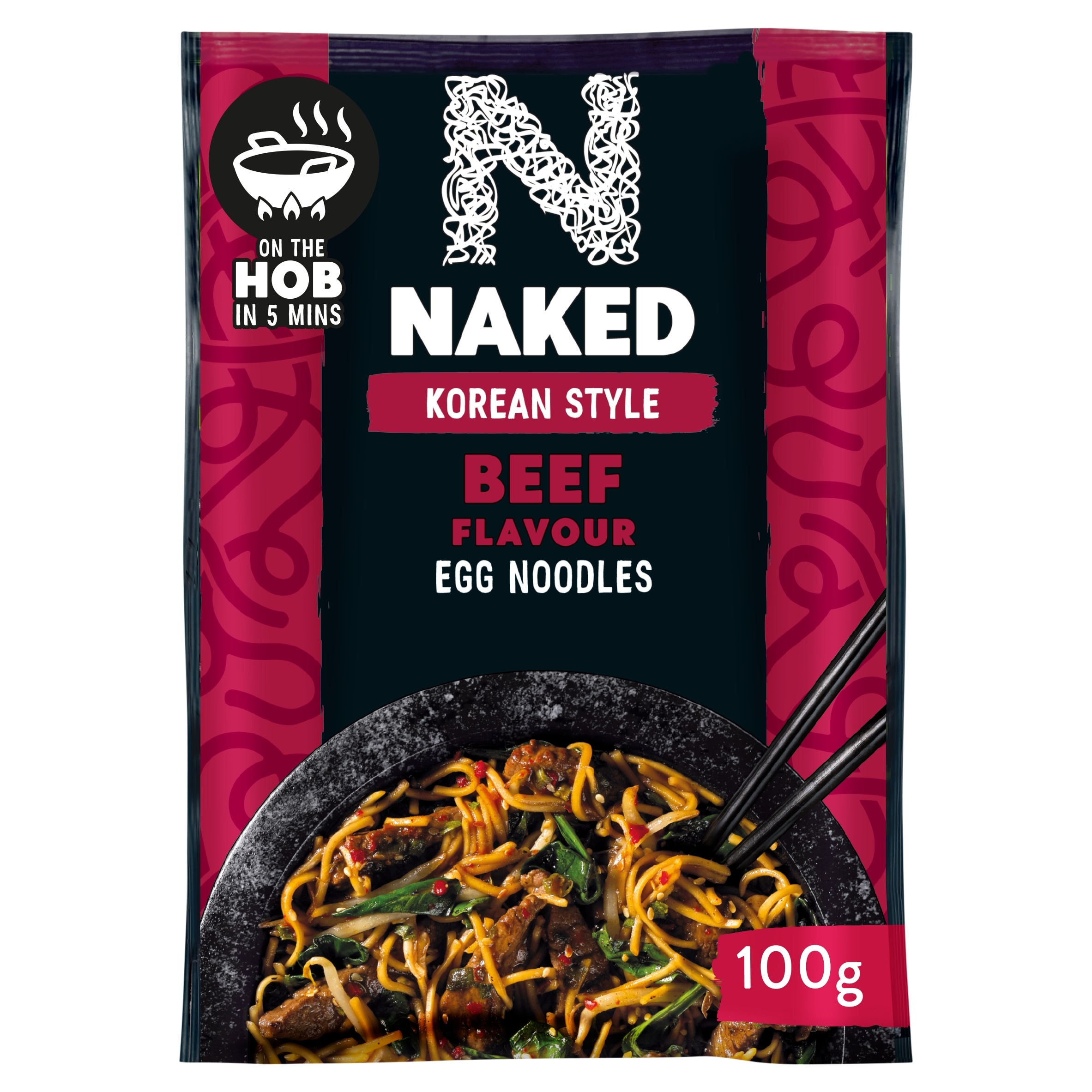 Naked Korean Beef Stirfry Noodle