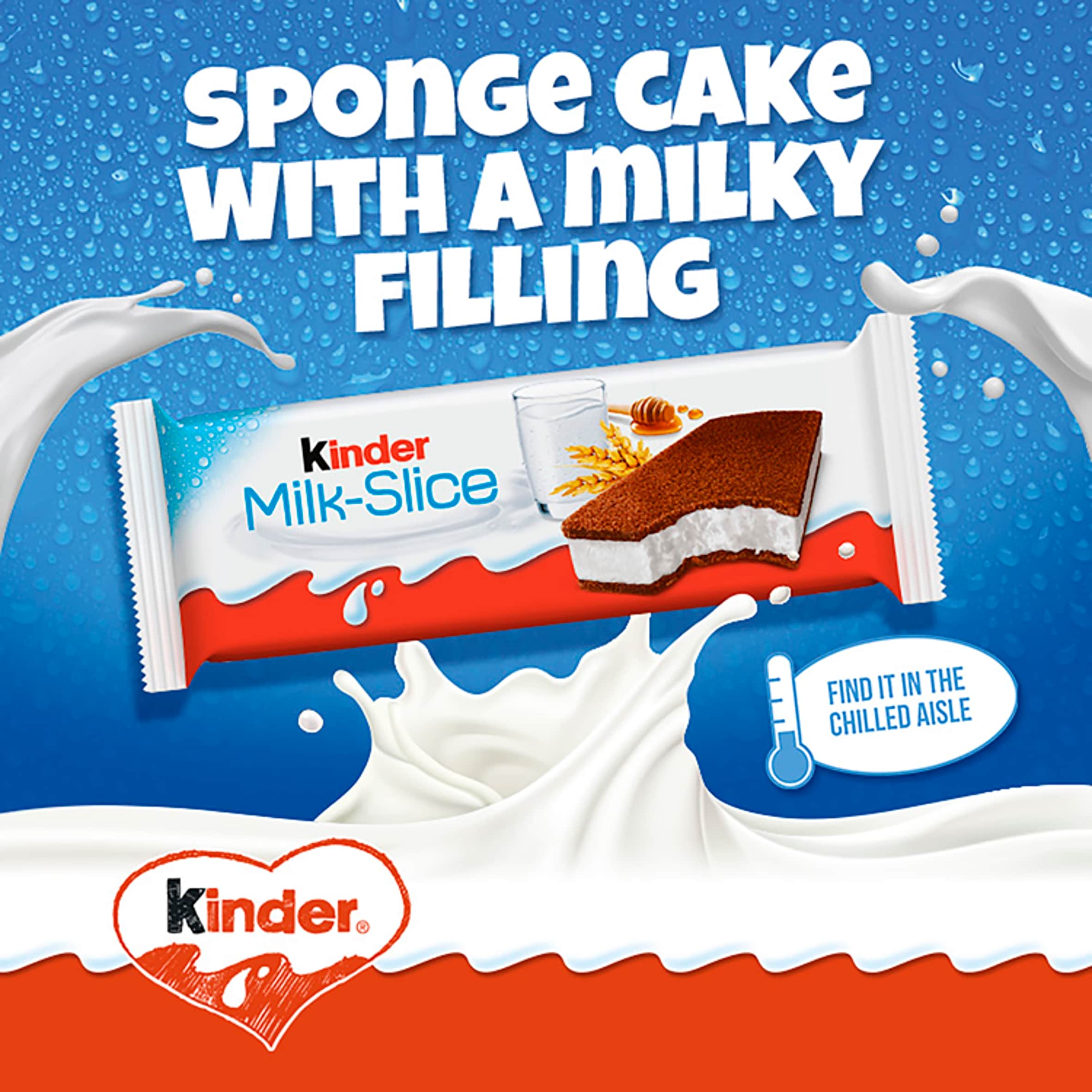 Kinder Milk Slice Milk And Honey 3 X 28G thumbnail 3
