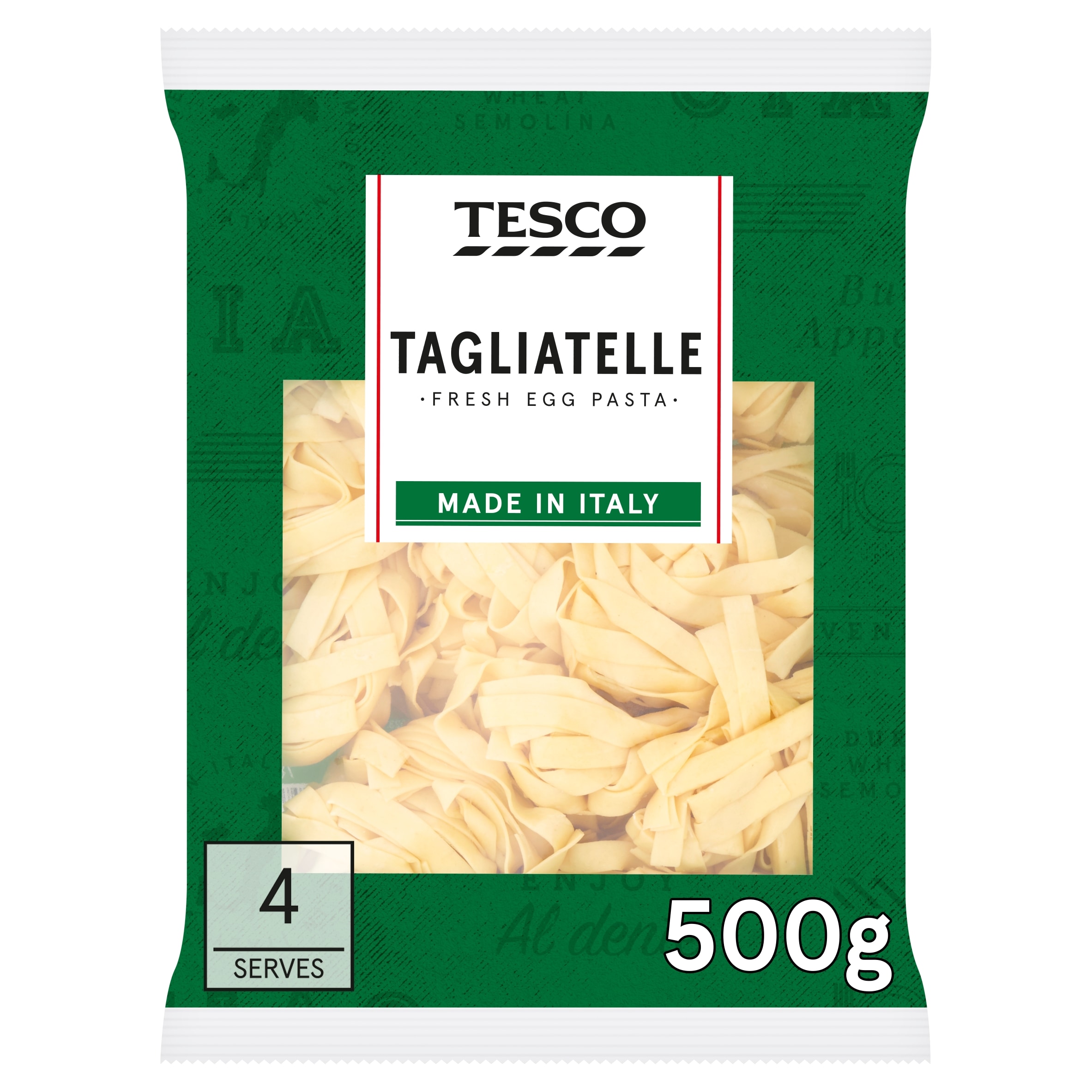 Tesco Fresh Tagliatelle Nests 500G