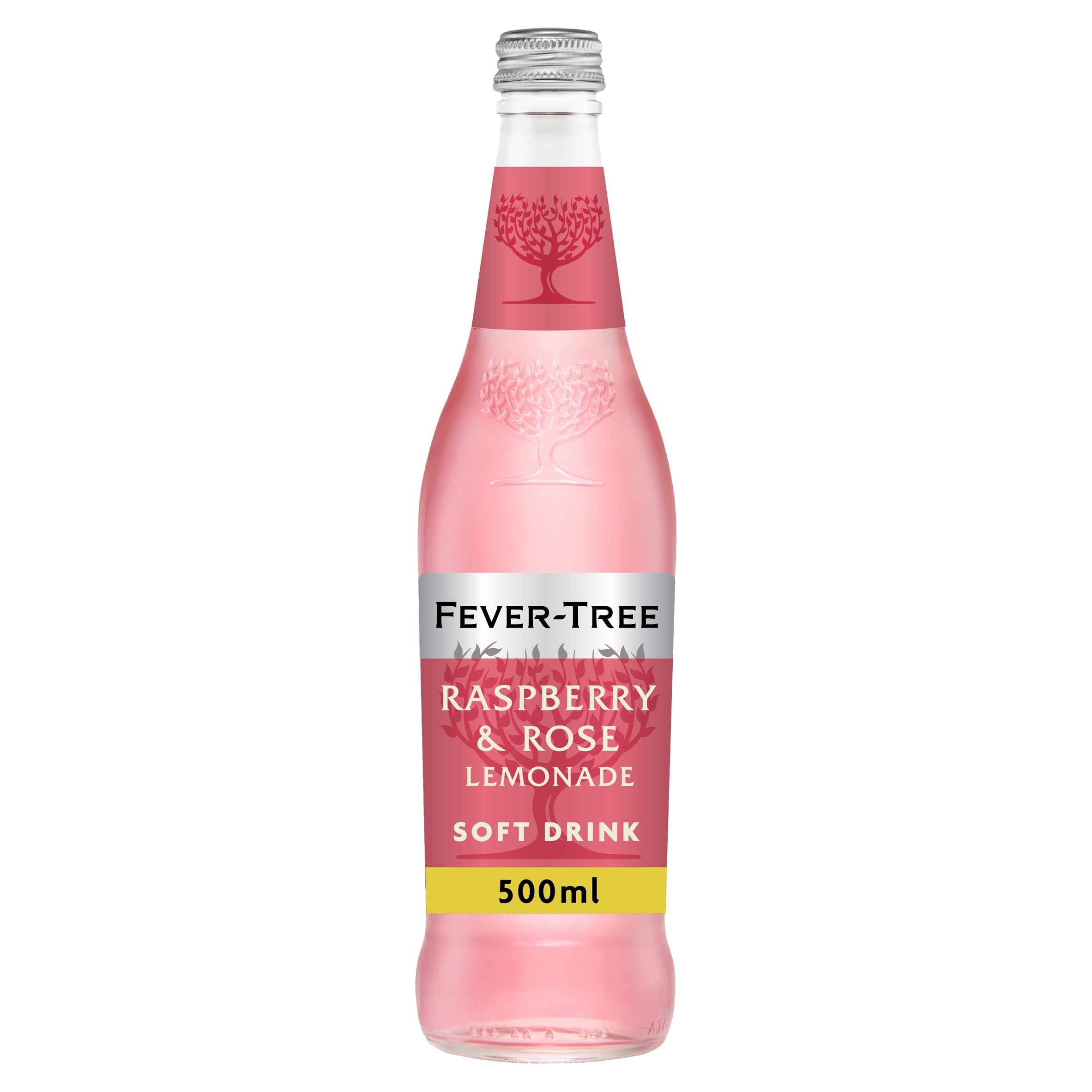 Fever-Tree Light Raspberry & Rose Lemonade Bottle 500ml