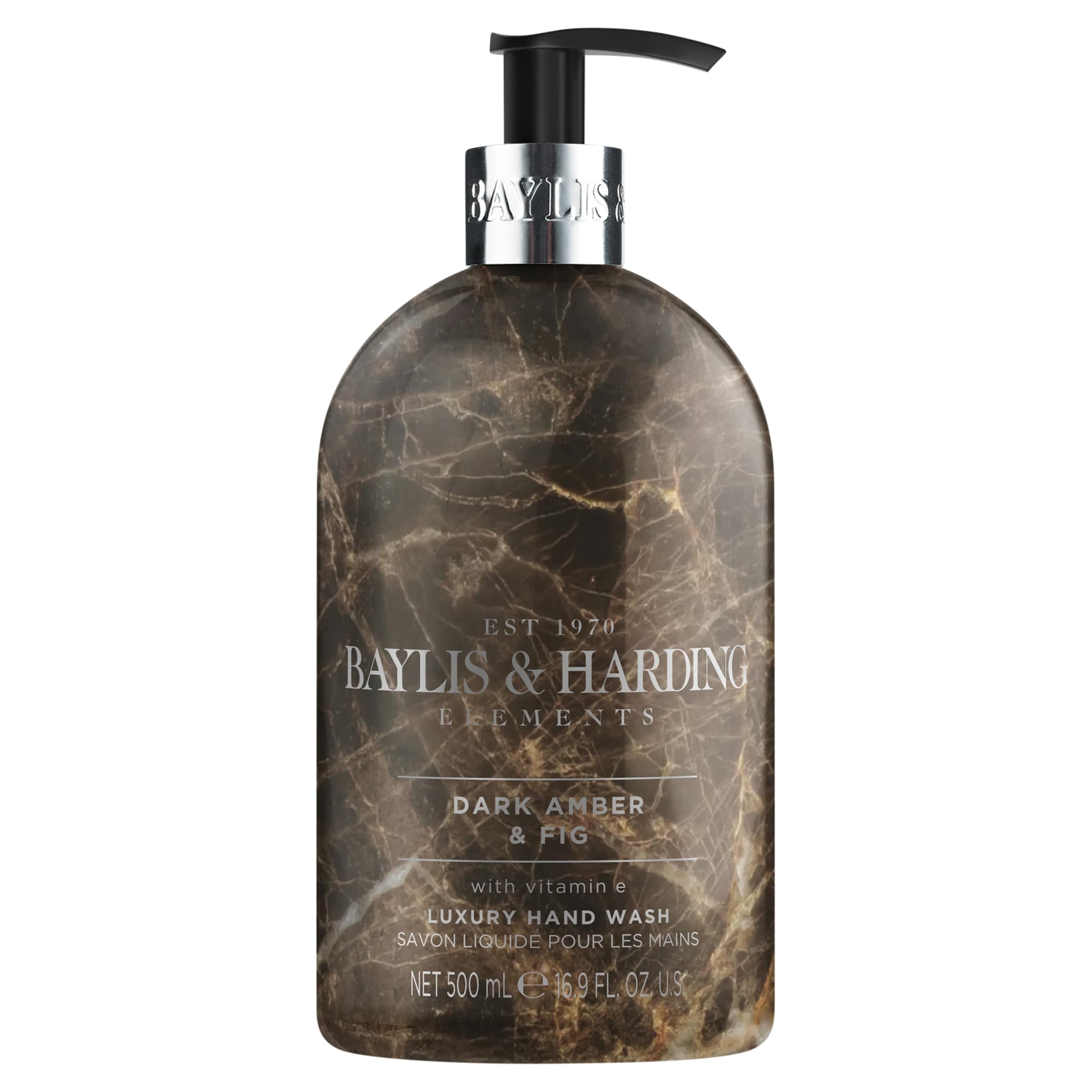 Baylis & Harding Elements Luxury Hand Wash - Dark Amber & Fig 500ml
