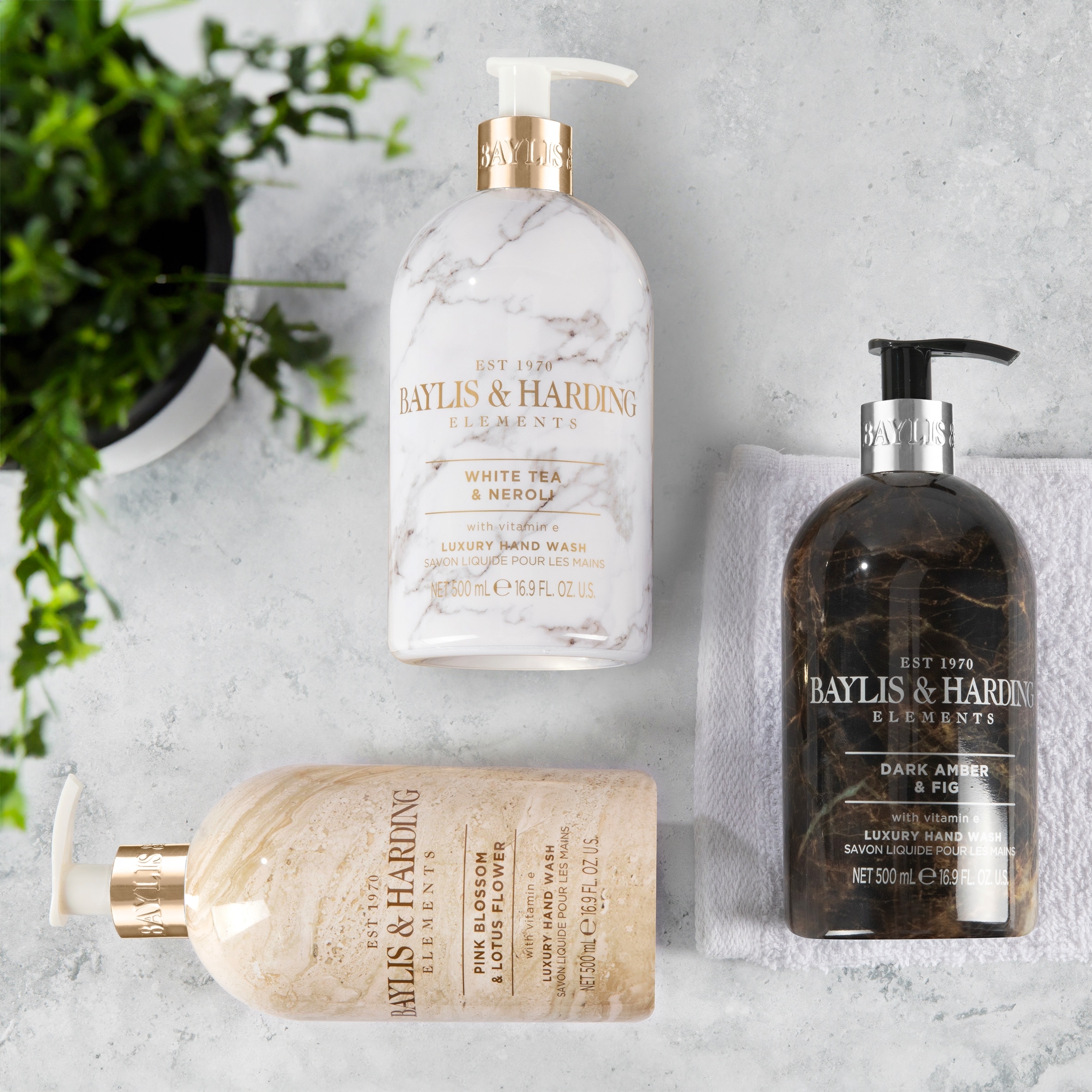 Baylis & Harding Elements Luxury Hand Wash - Dark Amber & Fig 500ml thumbnail 5