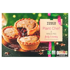 Tesco Plant Chef Mince Pies 6 Pack