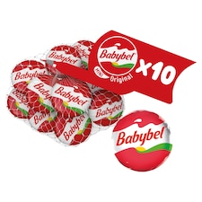 Mini Babybel Original Cheese Snacks 10X20g 200G