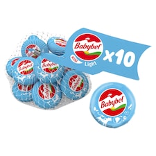 Mini Babybel Light Cheese Snacks 10 X 20G 200G