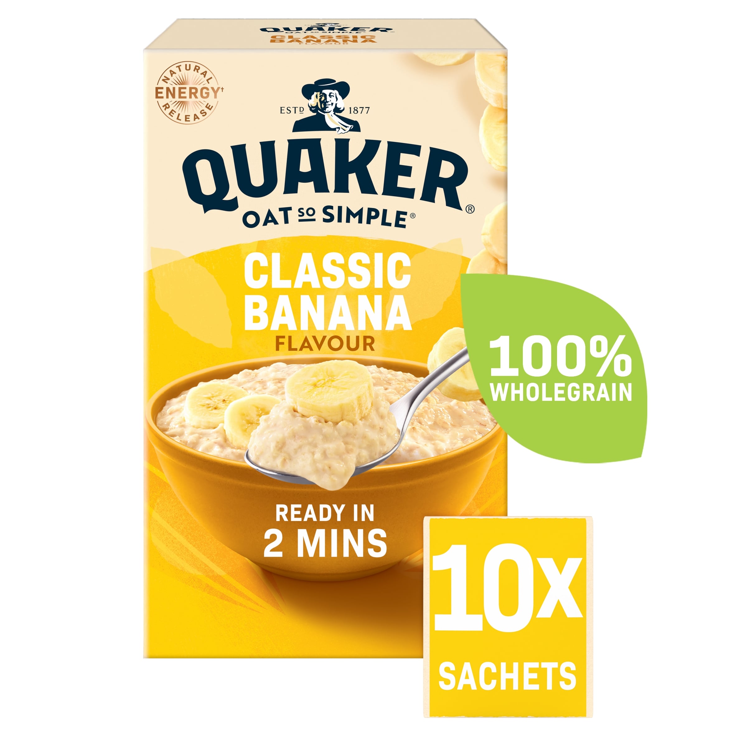 Quaker Oat So Simple Banana Porridge Cereal Sachets
