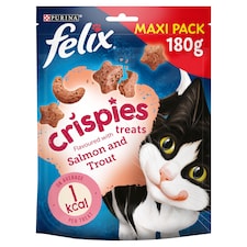 Felix Crispies Cat Treats - Salmon and Trout 180g