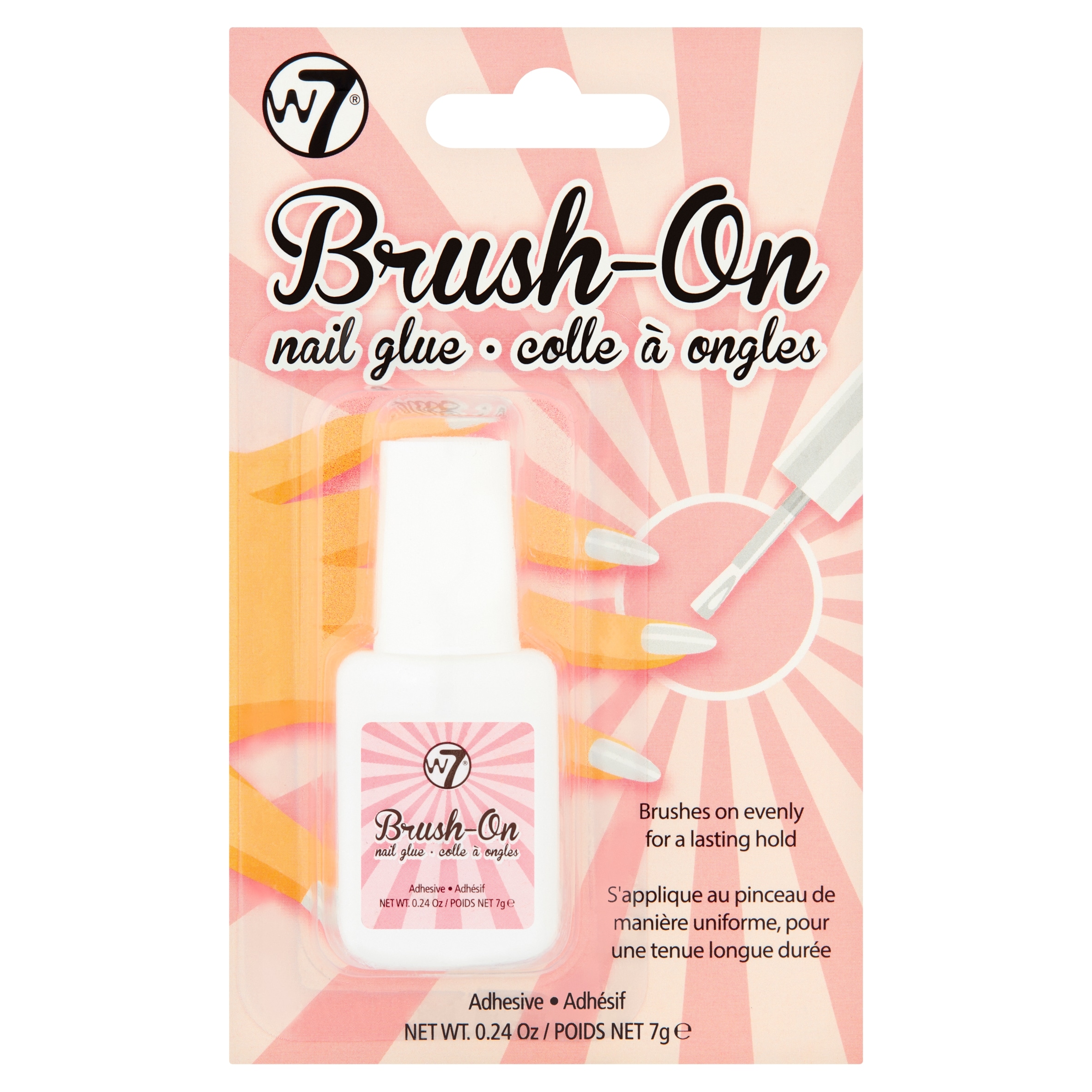 W7 Brush-On Nail Glue 7G