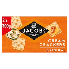 Jacob's Original Cream Crackers Twin pack 2x300g