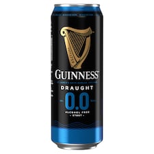 Guinness 0.0% Alcohol Free Draught Stout 4X440ml thumbnail 2