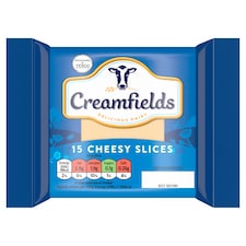 Creamfields Cheese Slices 15 Pack 255g