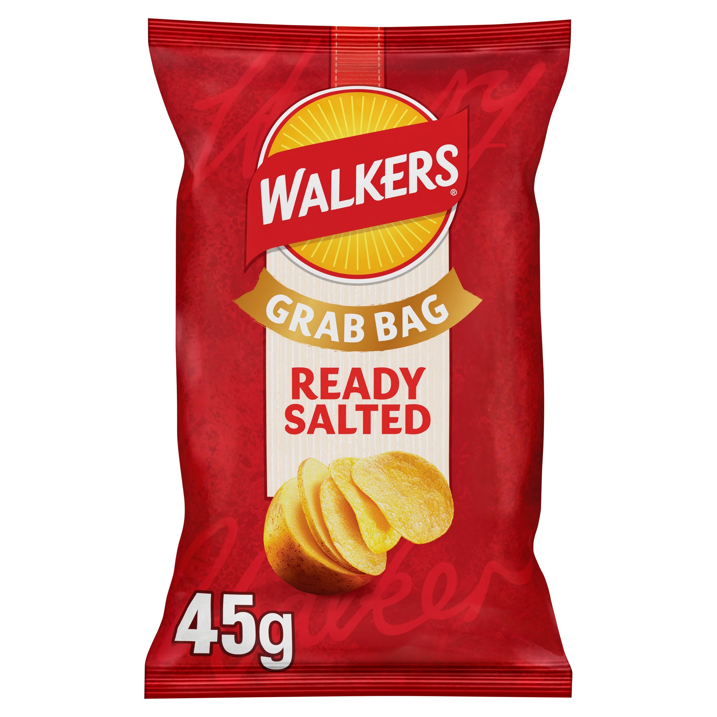 Walkers Ready Salted Grab Bag Crisps 45g