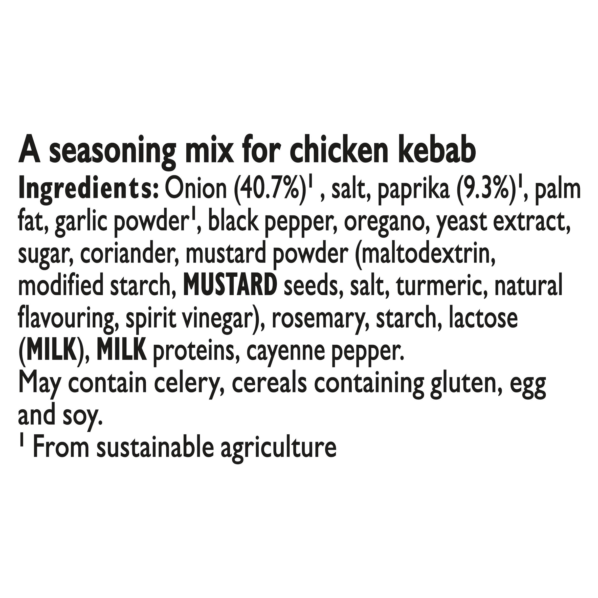 Colman's Weekend Wonders Chicken Kebab Recipe Mix 30G thumbnail 3