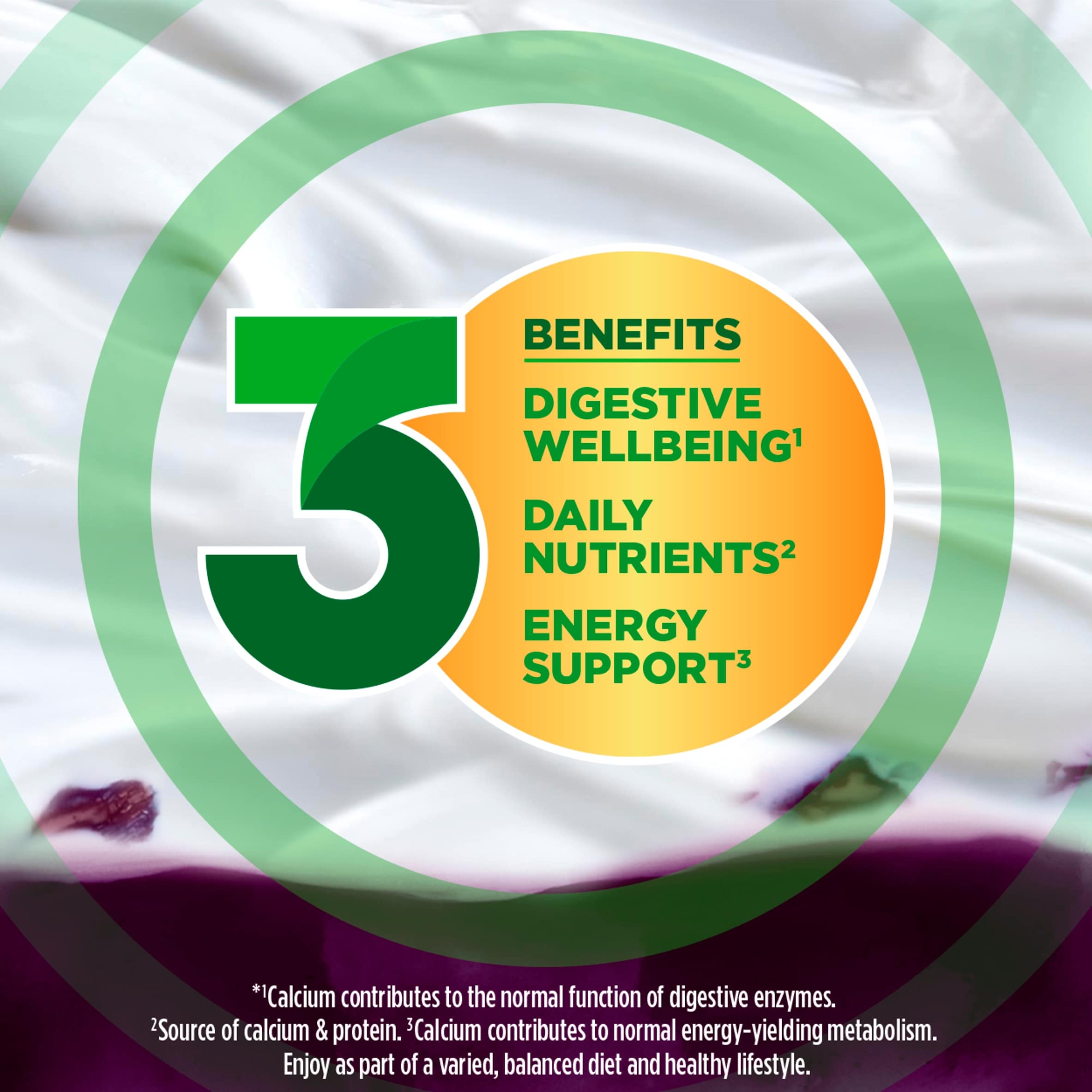 Activia Fusions Blueberry Acai Gut Health Yoghurt Multipack 4x120g thumbnail 2