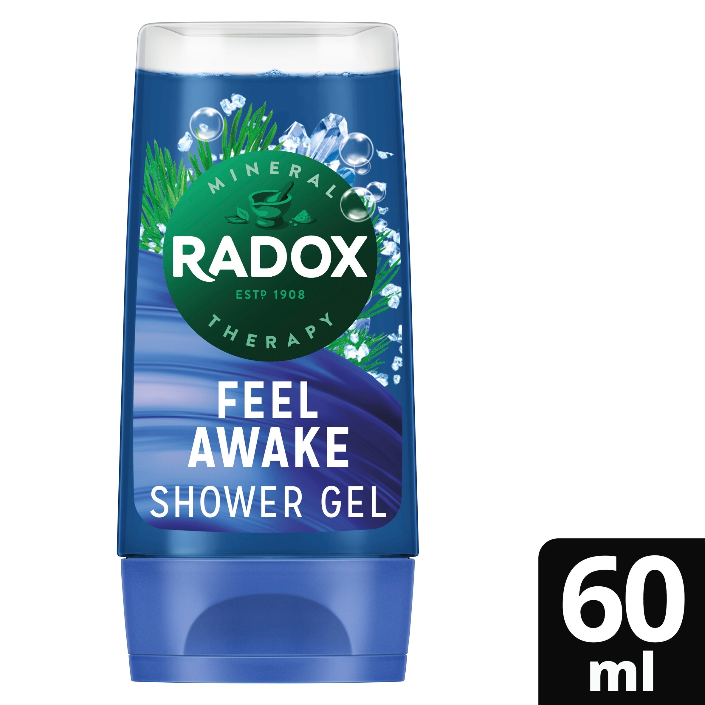 Radox Mineral Therapy 2-in-1 Shower Gel & Shampoo Feel Awake 60 ml