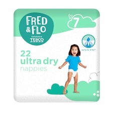 Fred & Flo Ultra Dry Nappies Size 7 22 Pack