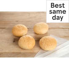 Tesco Crusty Rolls 4 Pack