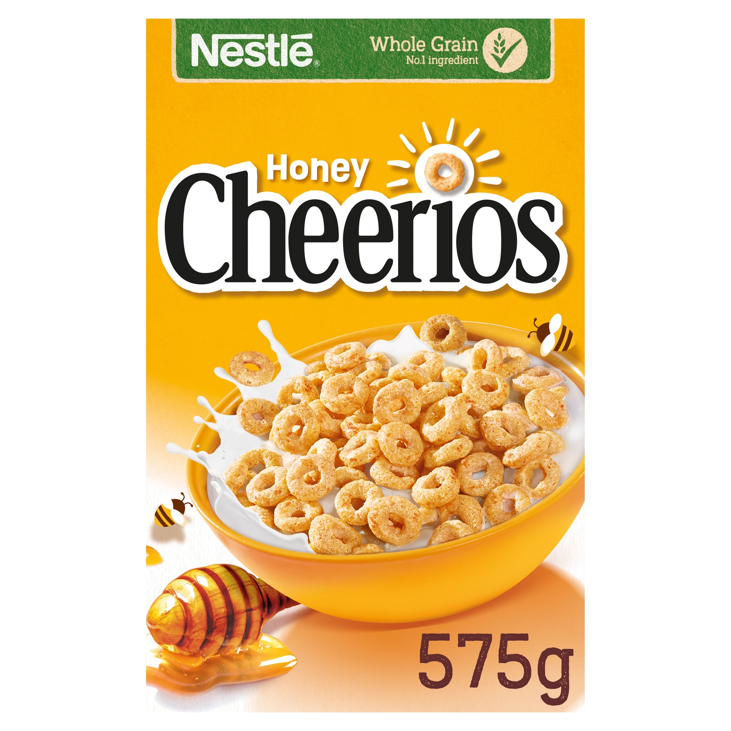 Nestlé Cheerios Honey Multigrain Hoop Breakfast Cereal 575g