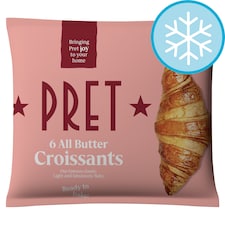 Pret 6 All Butter Croissants 330g
