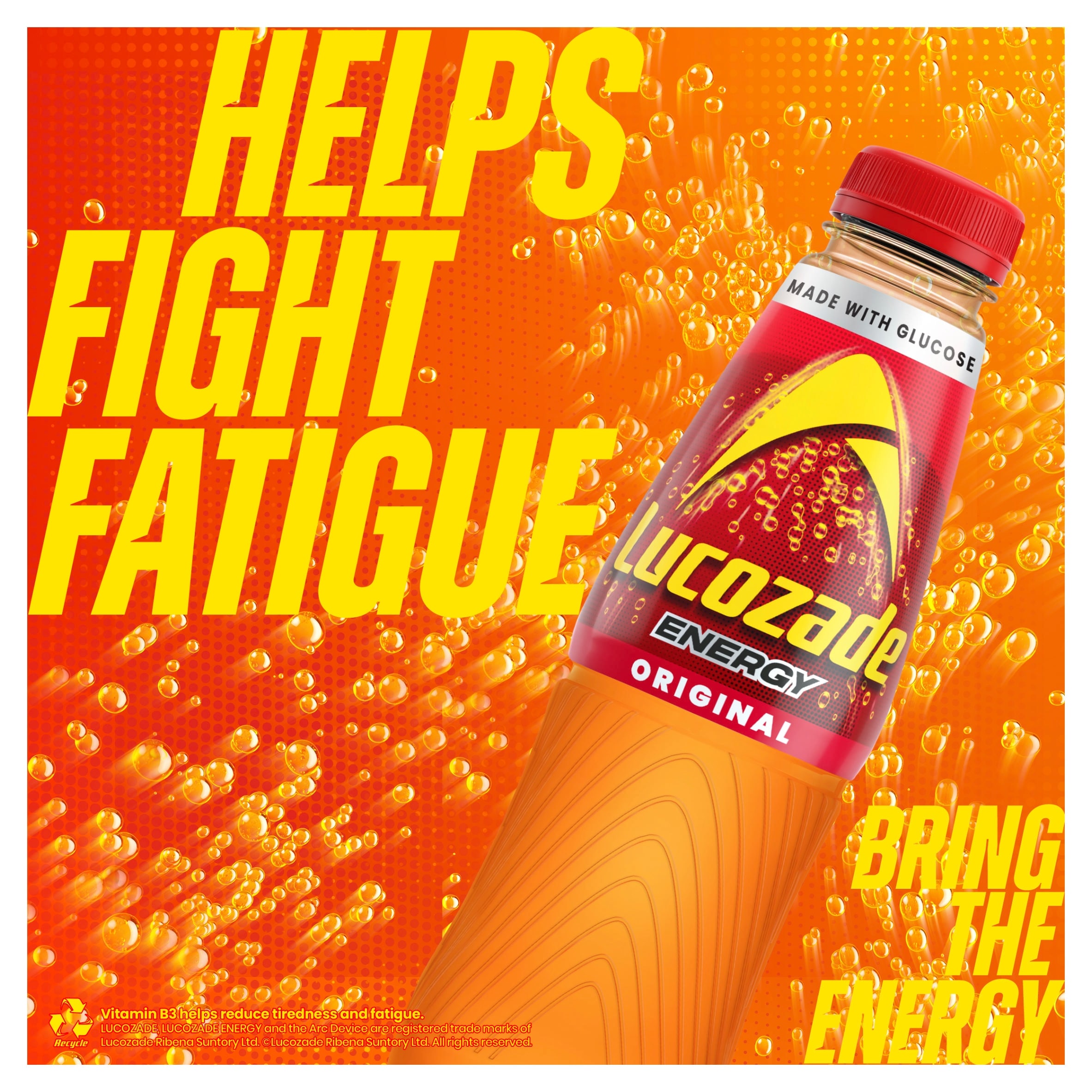 Lucozade Energy Drink Original 900ml thumbnail 3