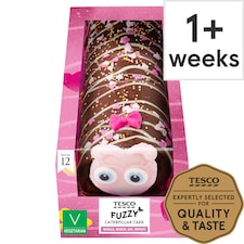 Tesco Fuzzy Caterpillar Cake - Chocolate 230g