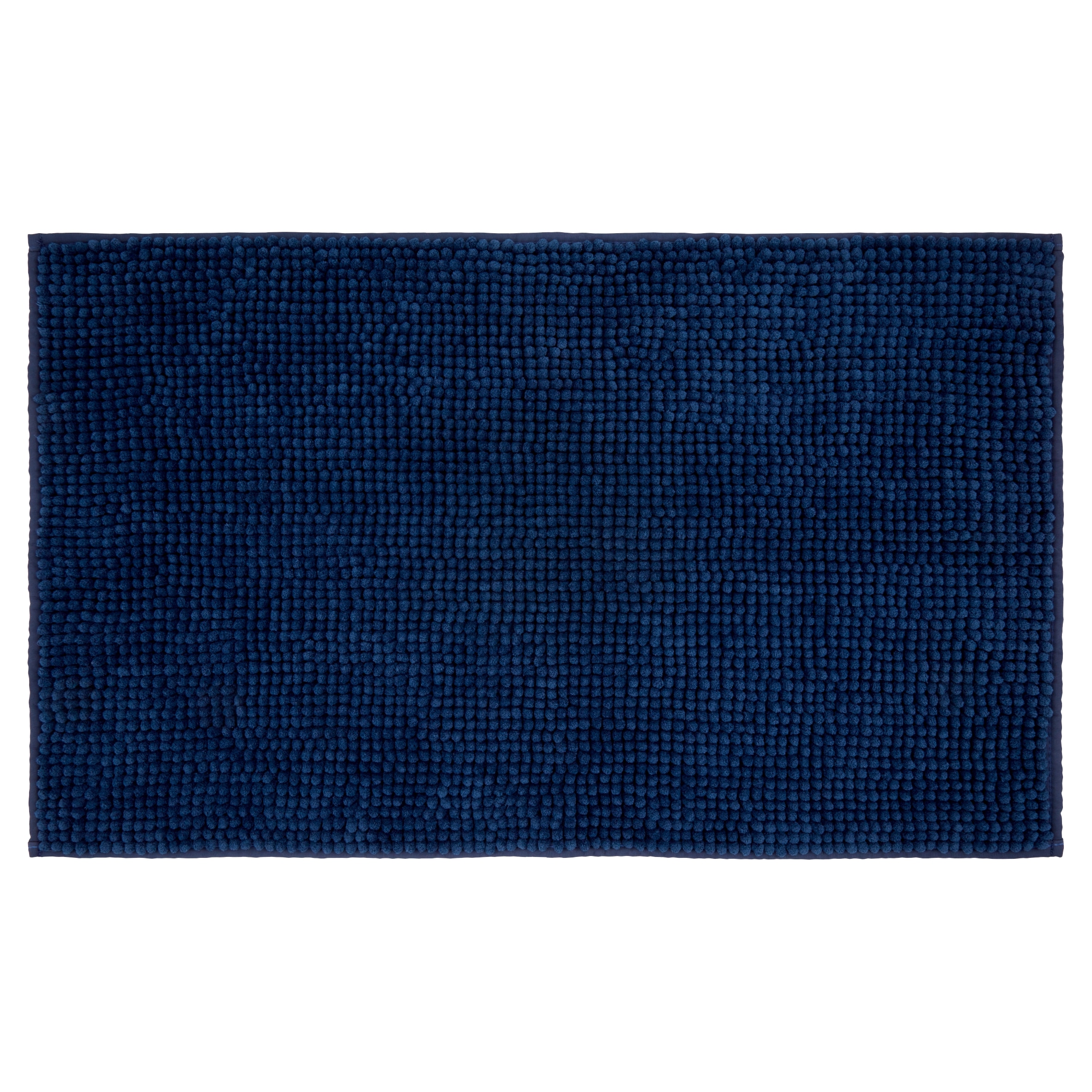F&F Home Navy Microchenille Bath Mat