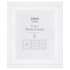 F&F Home Photo Frame Double Aperture + 8X10" White