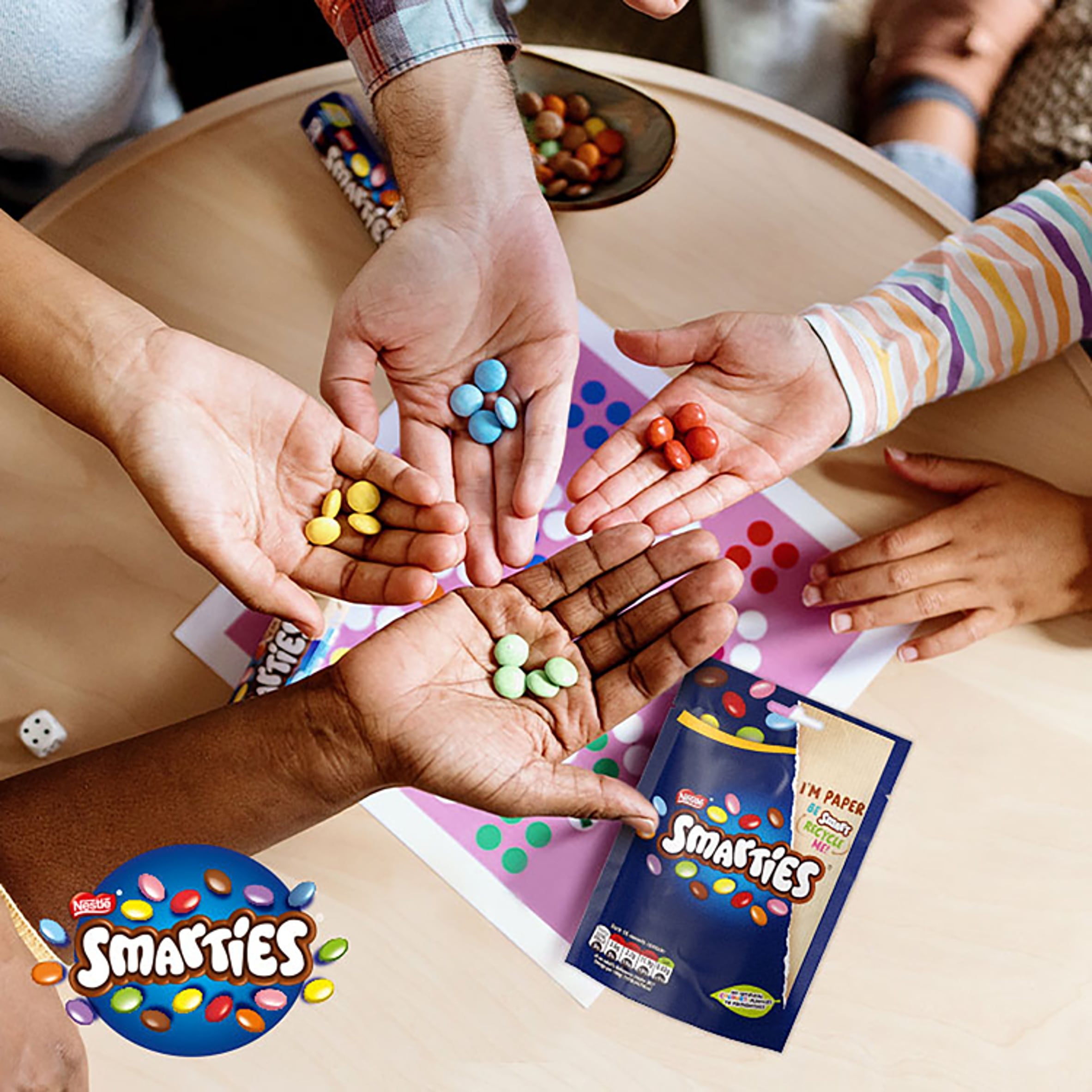 Smarties Milk Chocolate Sharing Bag 105g  thumbnail 3
